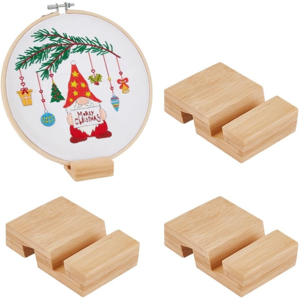 Embroidery Hoop Stand - 4Pcs 자수 후프 나무 기본 자수