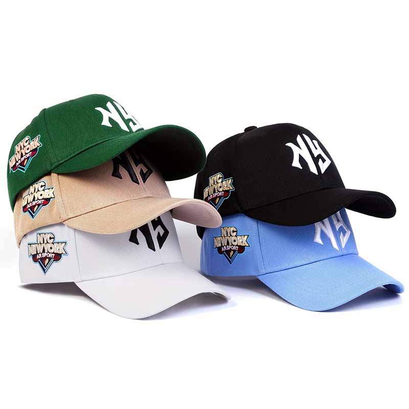 Embroidery Nyc - NYC 뉴욕 자수 야구 모자 코튼