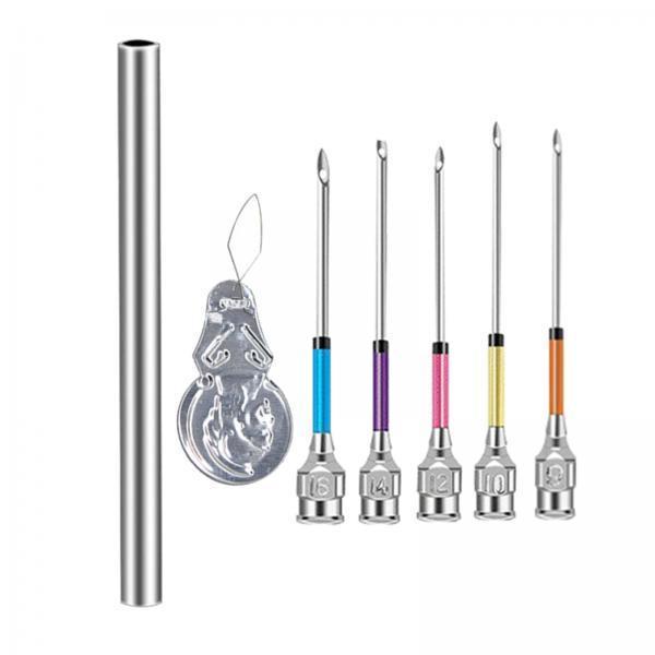 Embroidery Kit Set - 펀치 니들 자수 키트, 다채로운 플라스틱