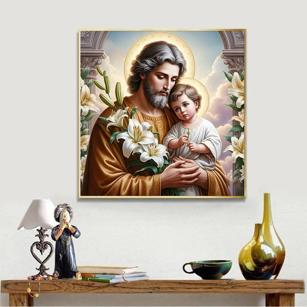 예수 종교 다이아몬드 페인팅 크로스 스티치 키트 모자이 - Embroidery Icon 리뷰 및 가격