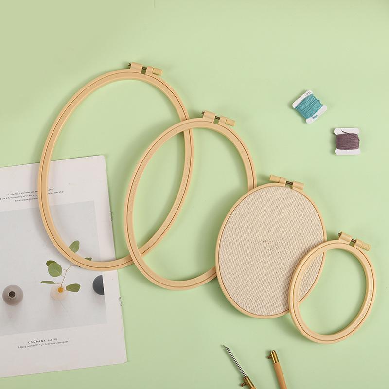 대나무 플라스틱 타원형 나무 색상 자수 후프 프레임,  - Embroidery Hoop Stand 리뷰 및 가격