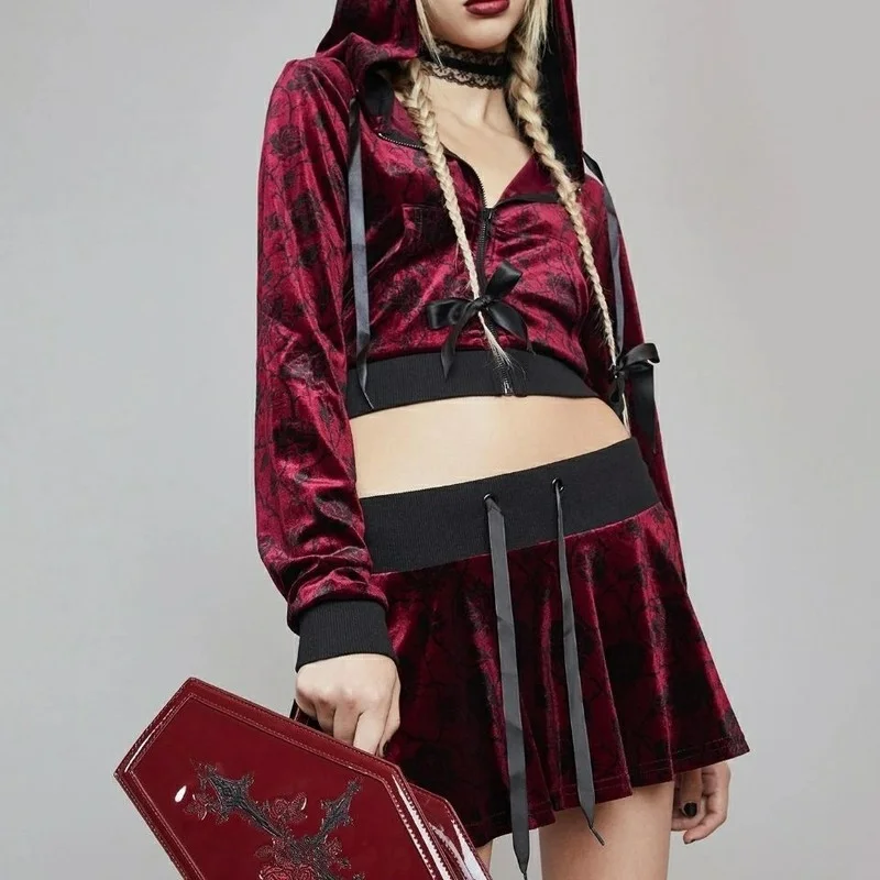 하라주쿠 Y2K 로리타 핸드백 코스프레 여성 고딕 펑크 - Embroidery Gothic 리뷰 및 가격
