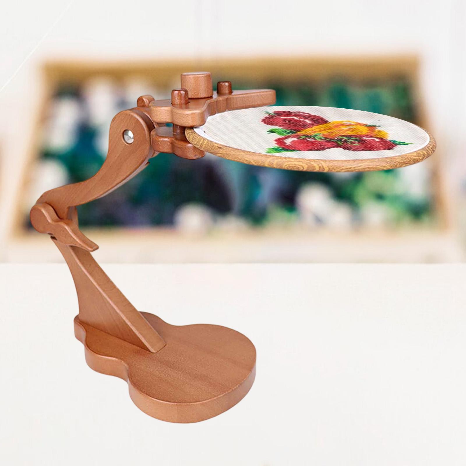 자수틀 홀더 목재 자수 프레임 스탠드 퀼팅용 남녀공용 - Embroidery Hoop Stand 리뷰 및 가격