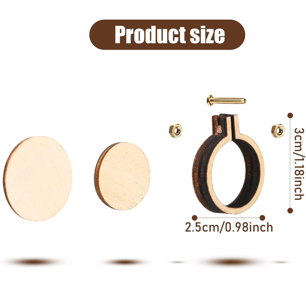 10 개/대 나무 미니 자수 후프 링 크로스 스티치 프 - Embroidery Hoop Stand 리뷰 및 가격