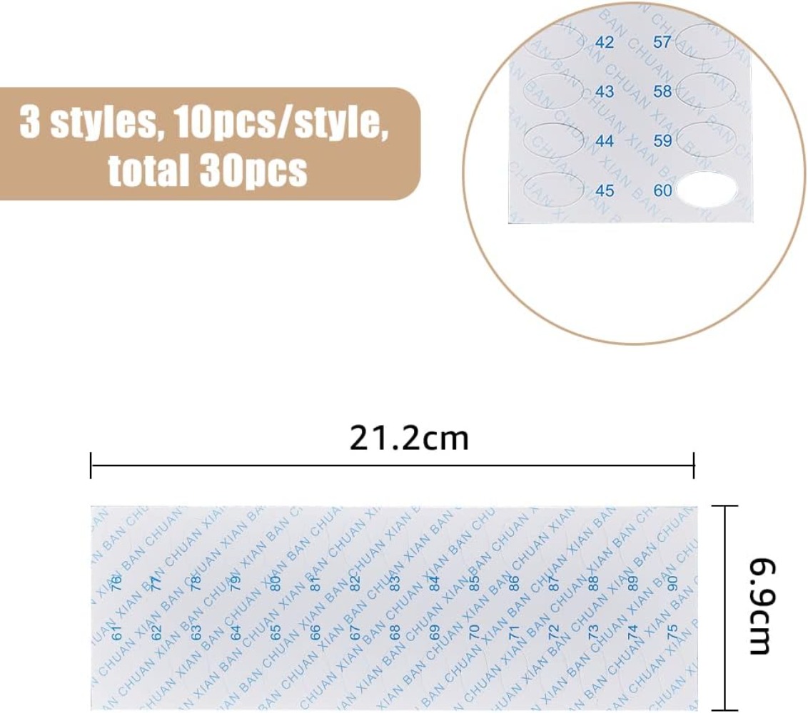 30Pcs 30 위치 자수 스레드 종이 주최자 크로스  - Embroidery Paper 리뷰 및 가격
