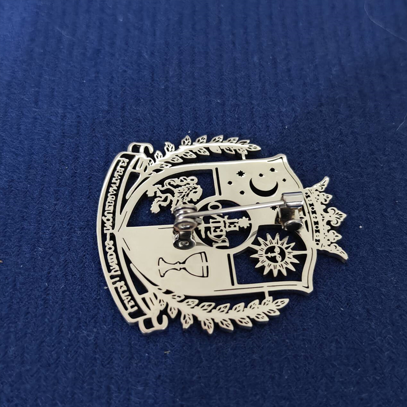맞춤형 스테인리스 스틸 로고 브로치, 개인 사진이 있는 - Embroidery Illustration 리뷰 및 가격