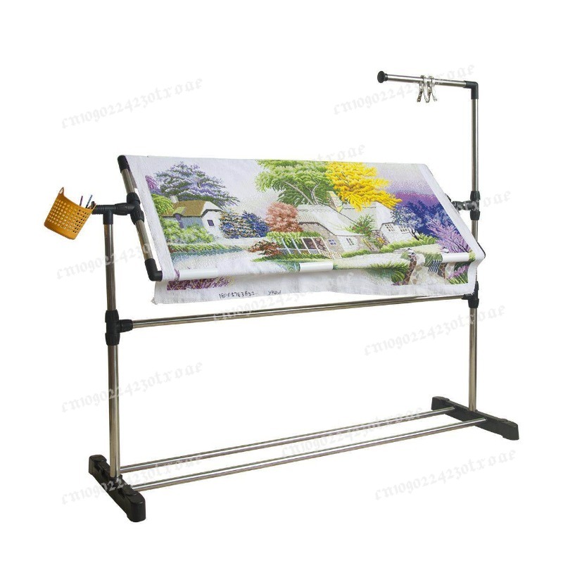 조절 가능한 십자수 프레임 스탠드, 대형 자수틀 홀더  - Embroidery Hoop Stand 리뷰 및 가격
