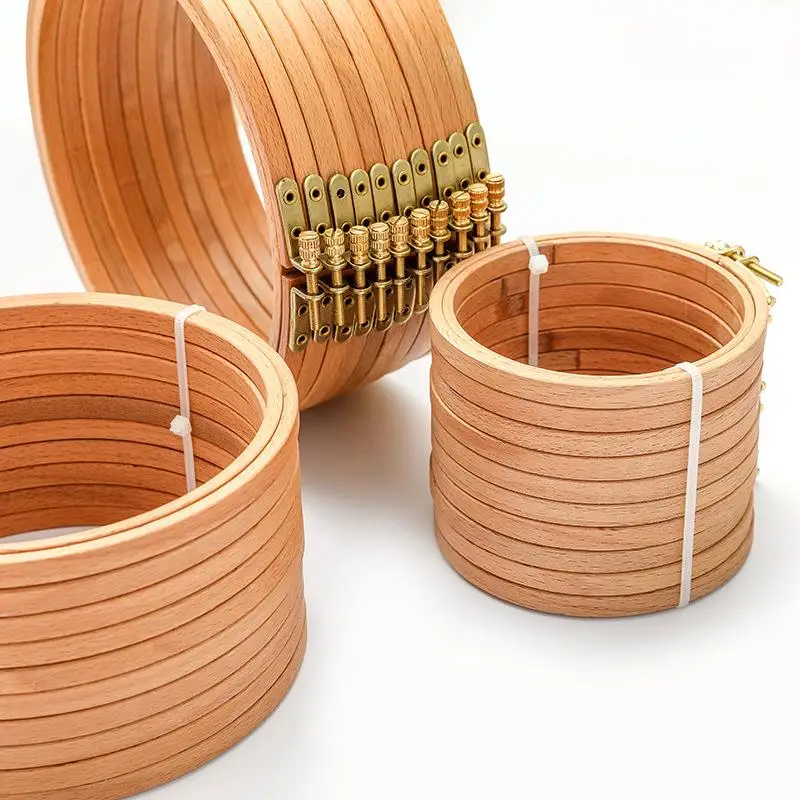고품질 너도밤 나무 자수 고리 나무 자수 원형 링 홀더 - Embroidery Hoop Stand 리뷰 및 가격
