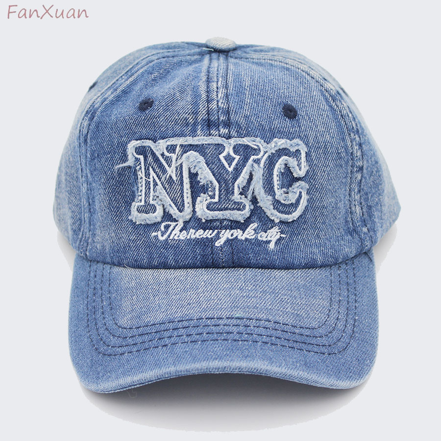남녀공용 데님 야구 모자, 글씨 자수, Y2K 패션,  - Embroidery Nyc 리뷰 및 가격