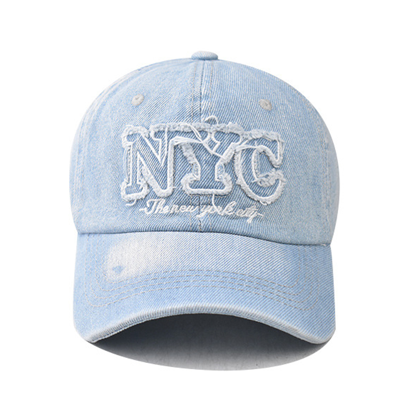 남녀공용 데님 야구 모자, 글씨 자수, Y2K 패션,  - Embroidery Nyc 리뷰 및 가격