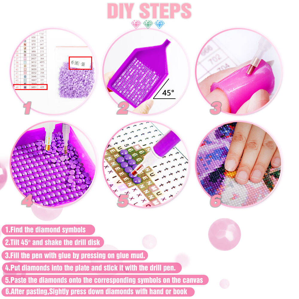 화칸 5D DIY 다이아몬드 페인팅 장미 다이아몬드 모 - Embroidery Icon 리뷰 및 가격