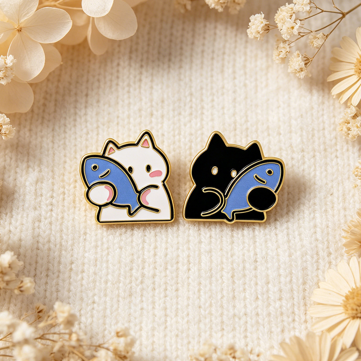 재미있는 닥스훈트 에나멜 핀 만화 고양이 배지 배낭 옷 - Embroidery Illustration 리뷰 및 가격