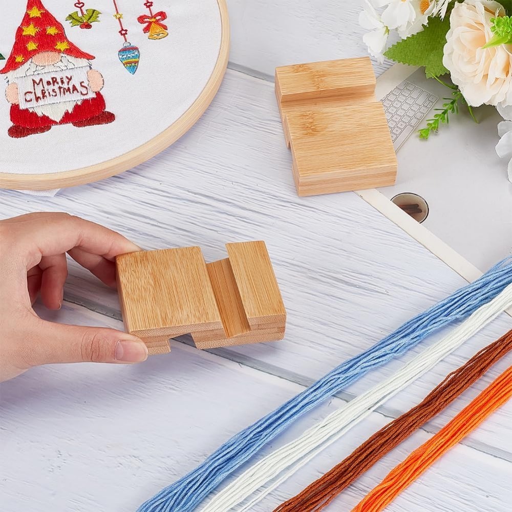 4Pcs 자수 후프 나무 기본 자수 후프 기본 2.1x - Embroidery Hoop Stand 리뷰 및 가격