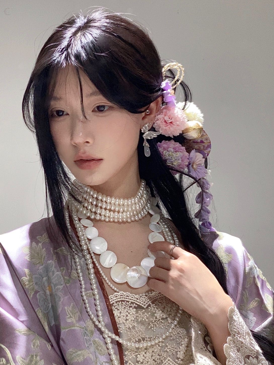 새로운 중국 스타일의 화려한 자수 레이스 스플라이싱 스 - Embroidery Cardigan 리뷰 및 가격