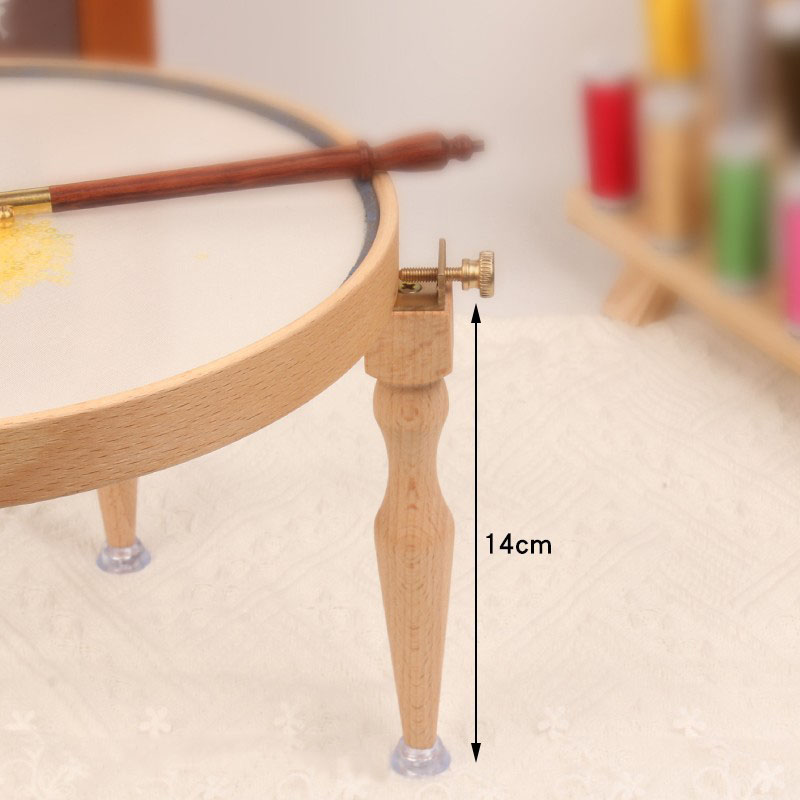 3/4Pcs 조절 휴대용 나무 자수 후프 스탠드 수제  - Embroidery Hoop Stand 리뷰 및 가격