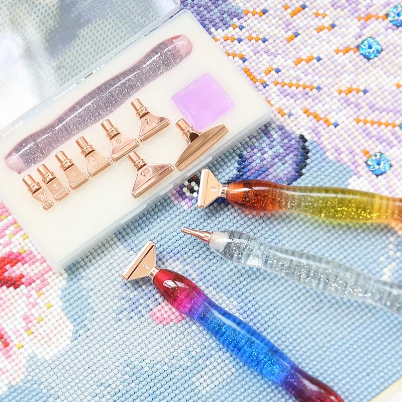 새로운 5D 다이아몬드 페인팅 포인트 드릴링 펜 세트  - Embroidery Paper 리뷰 및 가격
