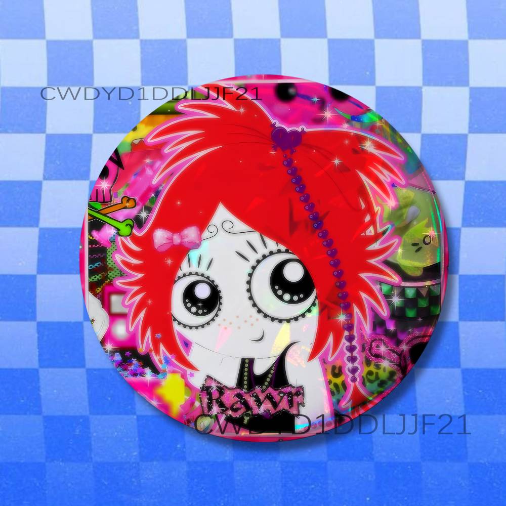 R-Ruby Gloom 고딕 배지 브로치 피규어 옷깃  - Embroidery Gothic 리뷰 및 가격