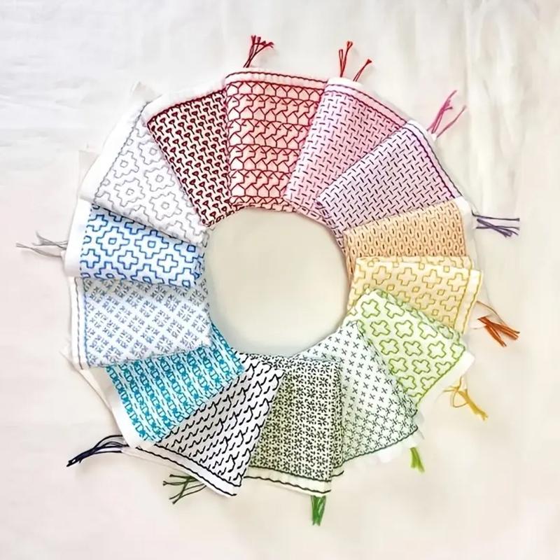 9/32개 실과 바늘 데님 원단 손자수 키트 재봉 용품 - Embroidery Kit Set 리뷰 및 가격